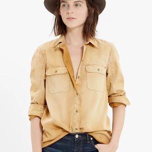 Madewell Tomboy Workshirt Vintage Gold